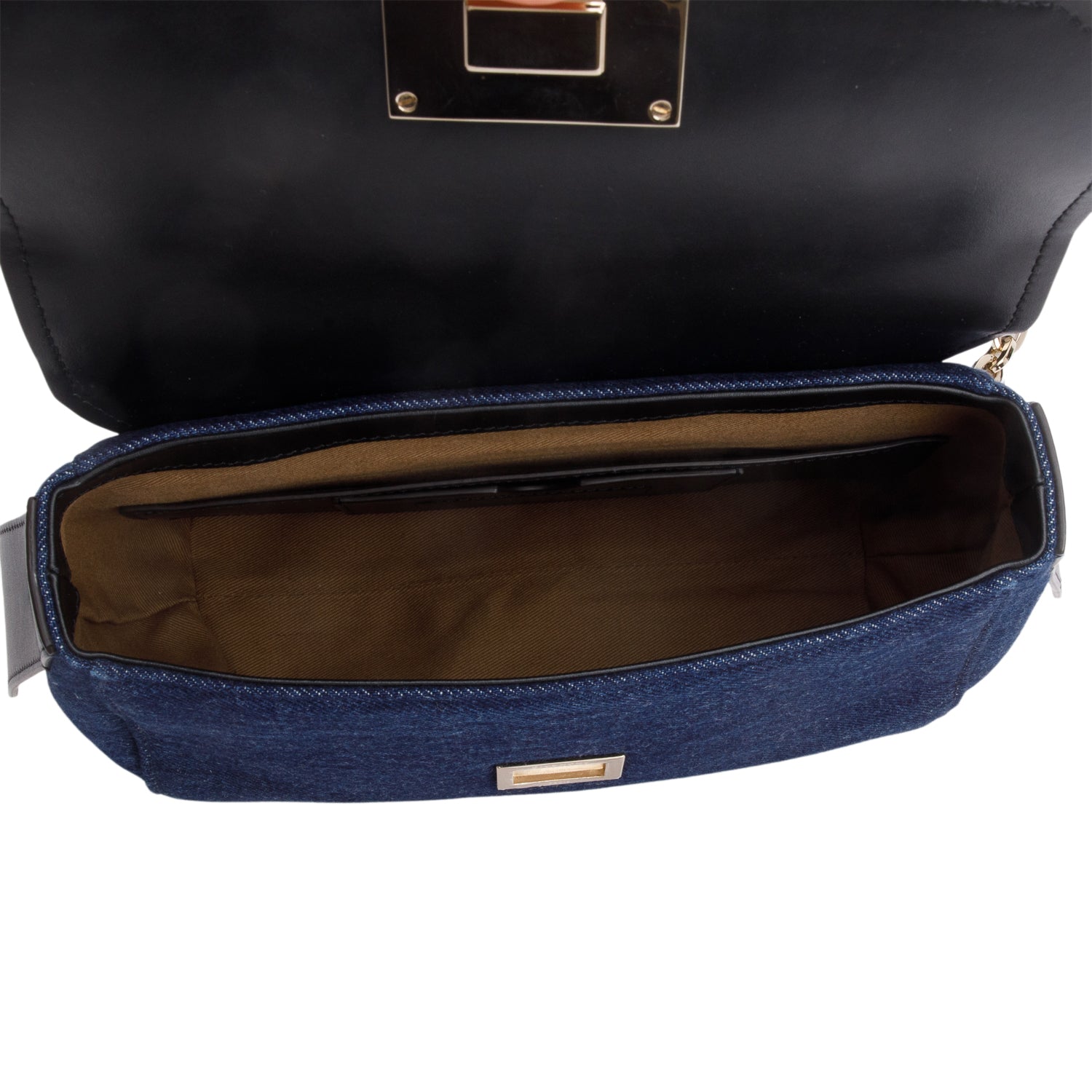 Givenchy 2020 Blue Denim Small ID Flap Bag