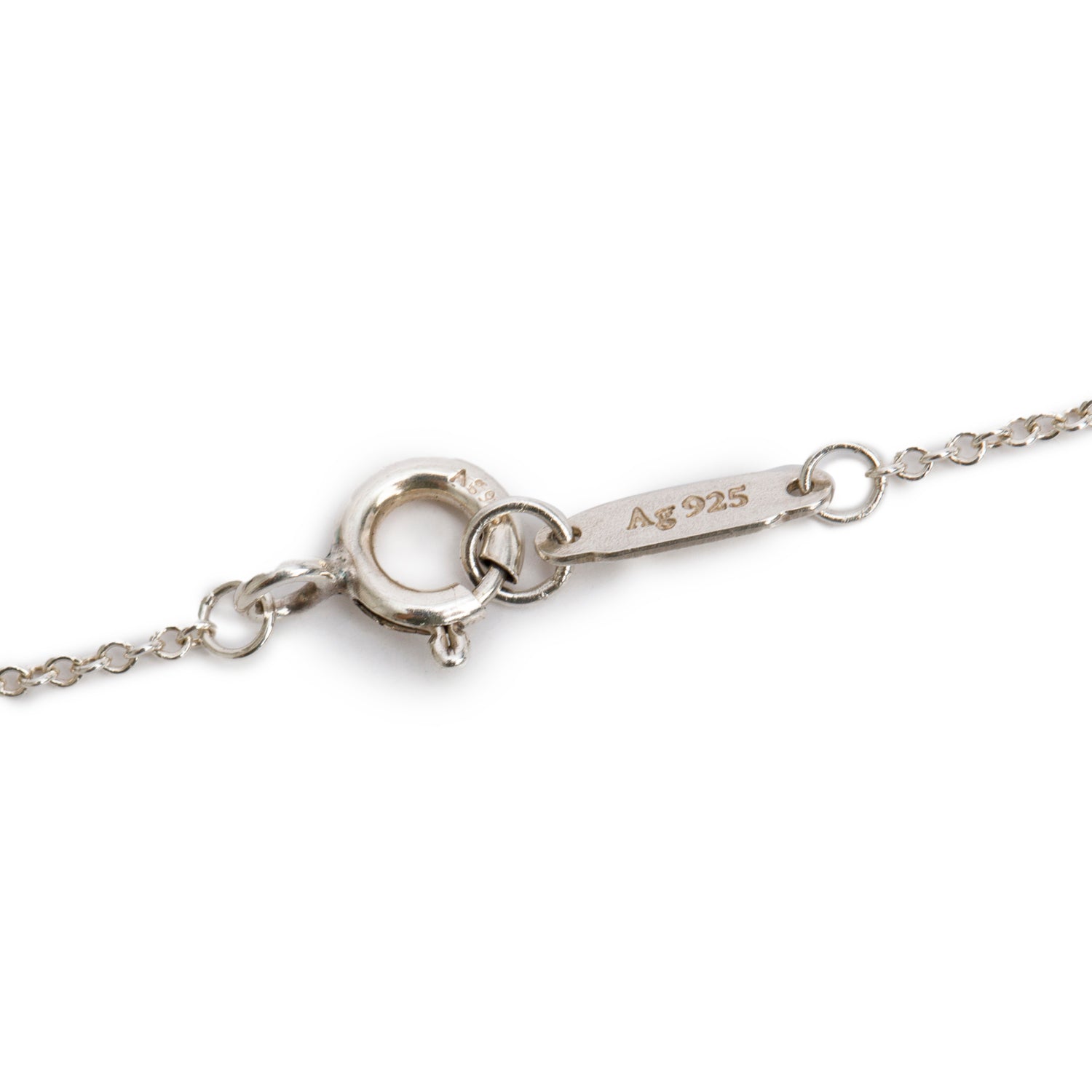 Tiffany & Co. Sterling Silver Notes Letter 'R' Disc Charm Pendant Necklace