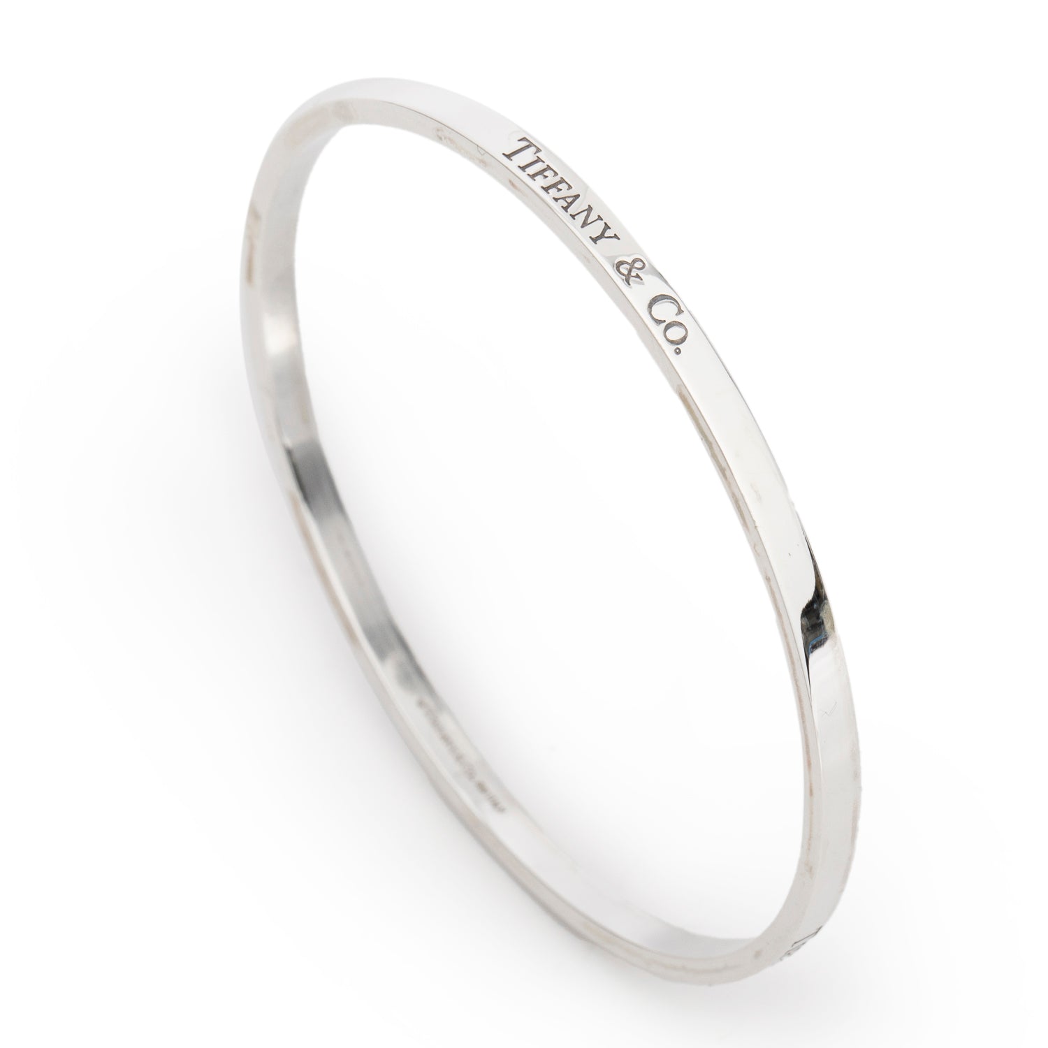 Tiffany & Co. Sterling Silver Thin Bangle Bracelet