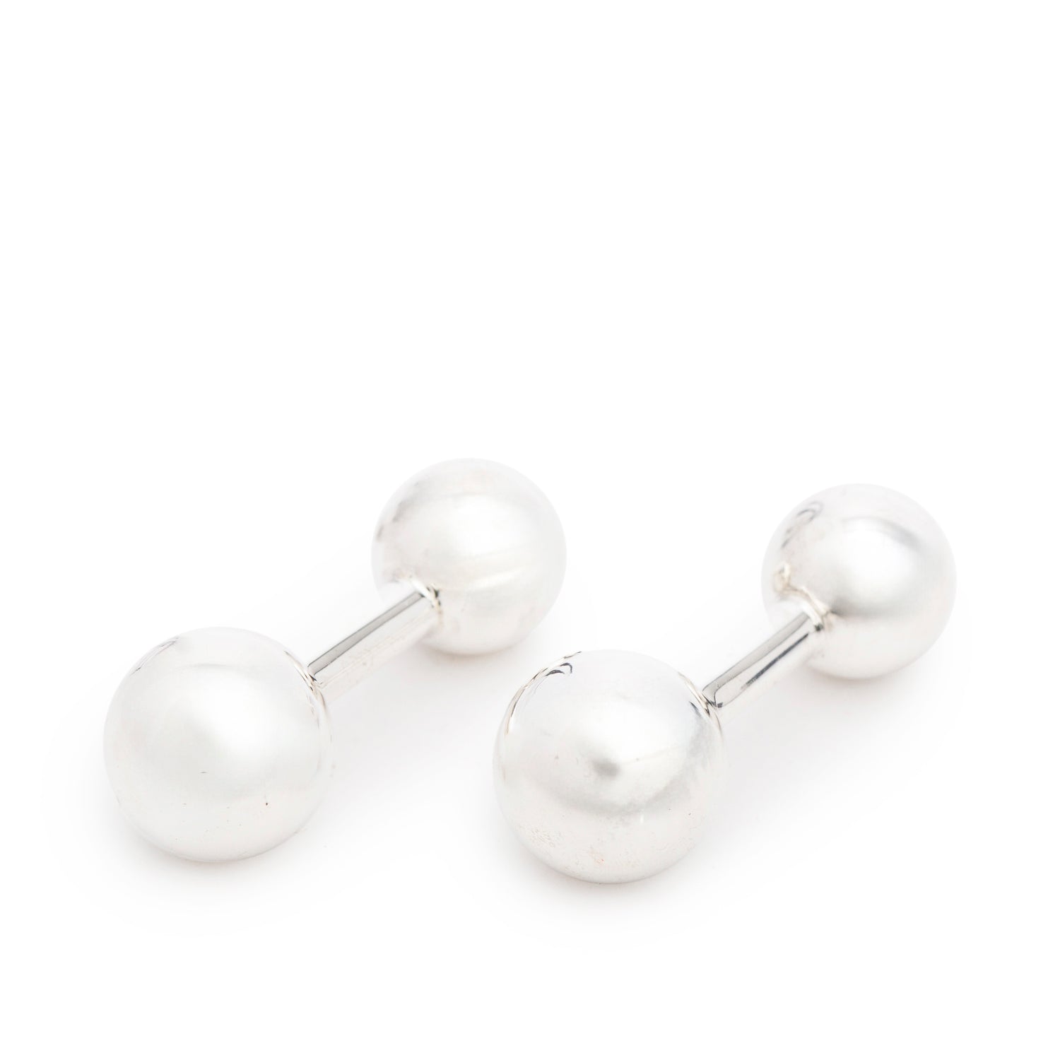 Tiffany & Co. Sterling Silver Barbell Cufflinks