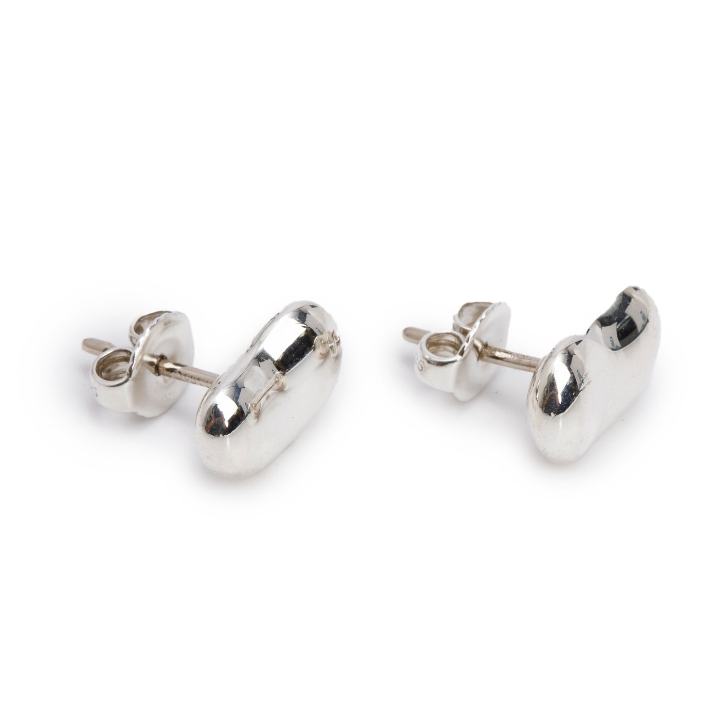 Tiffany & Co. Elsa Peretti Sterling Silver 11 MM Bean Earrings