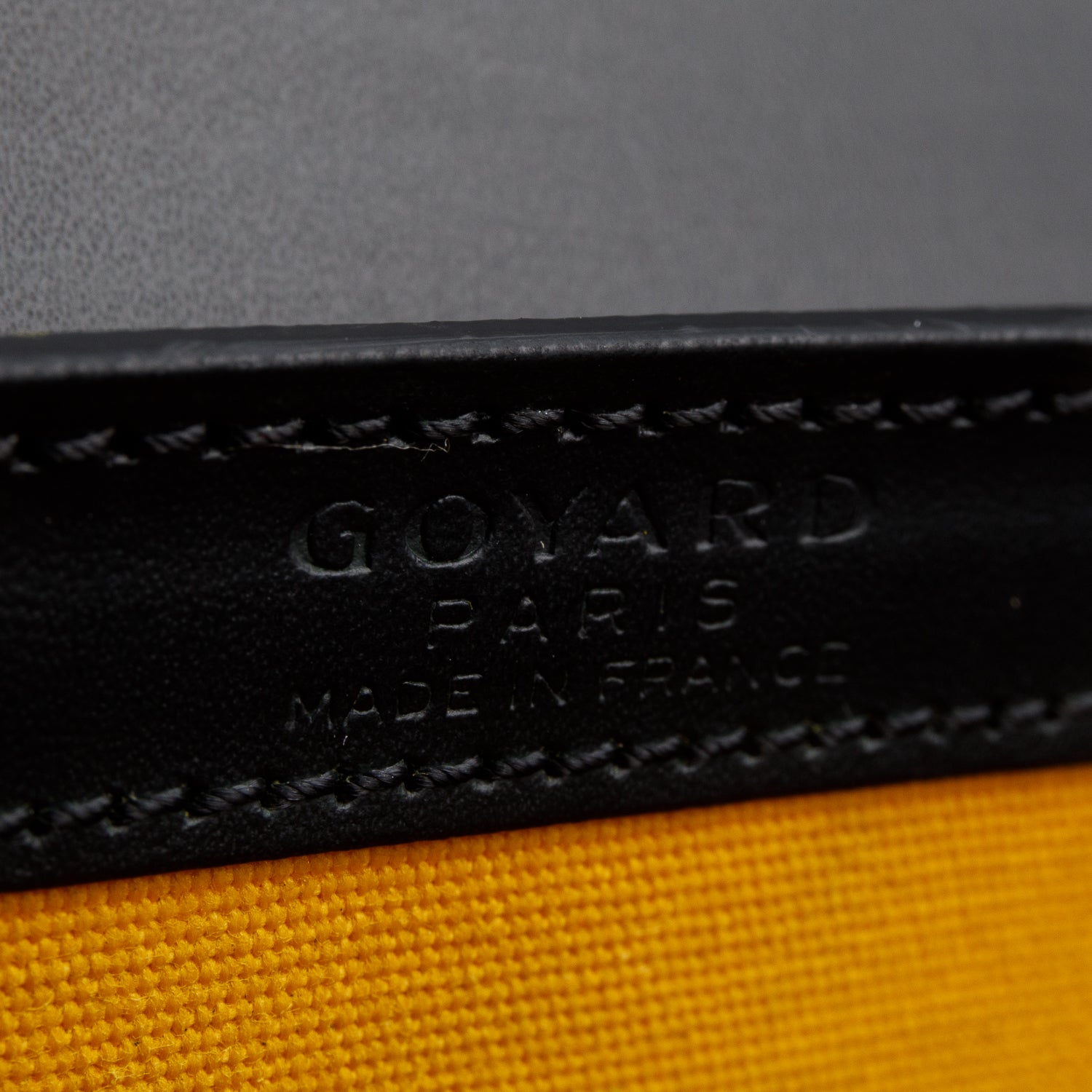 Goyard 2021 Black Goyardine Structure Mini Saigon w/ Strap