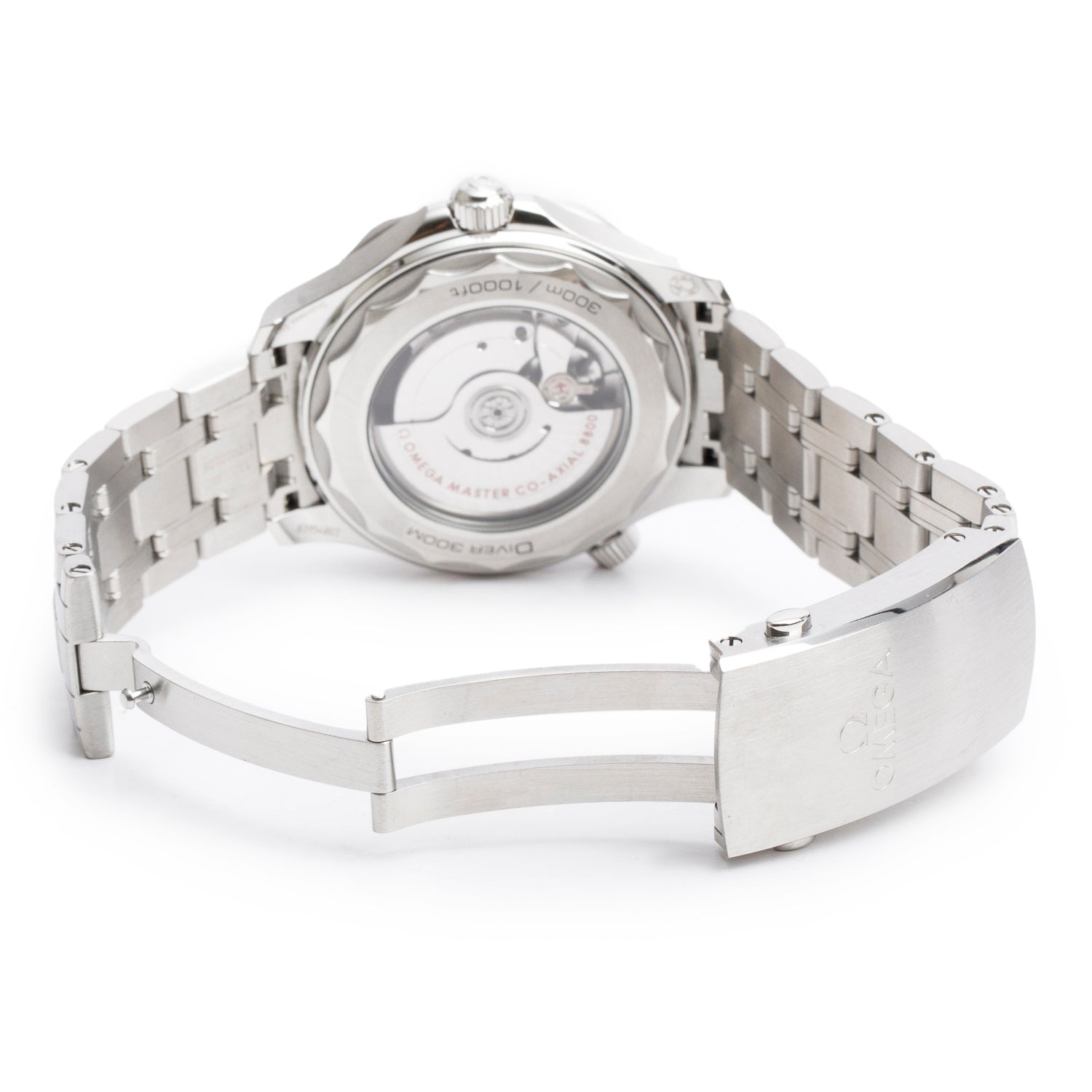 Omega 2023 Stainless Steel Seamaster Diver 300M Co-Axial Chronometer 42 MM Watch Black Dial w/ Box & Papers