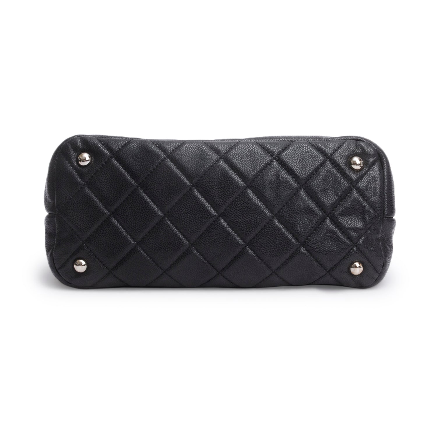 Chanel Black Caviar Leather Timeless CC Shopping Tote w/ Box & Authenticity Card