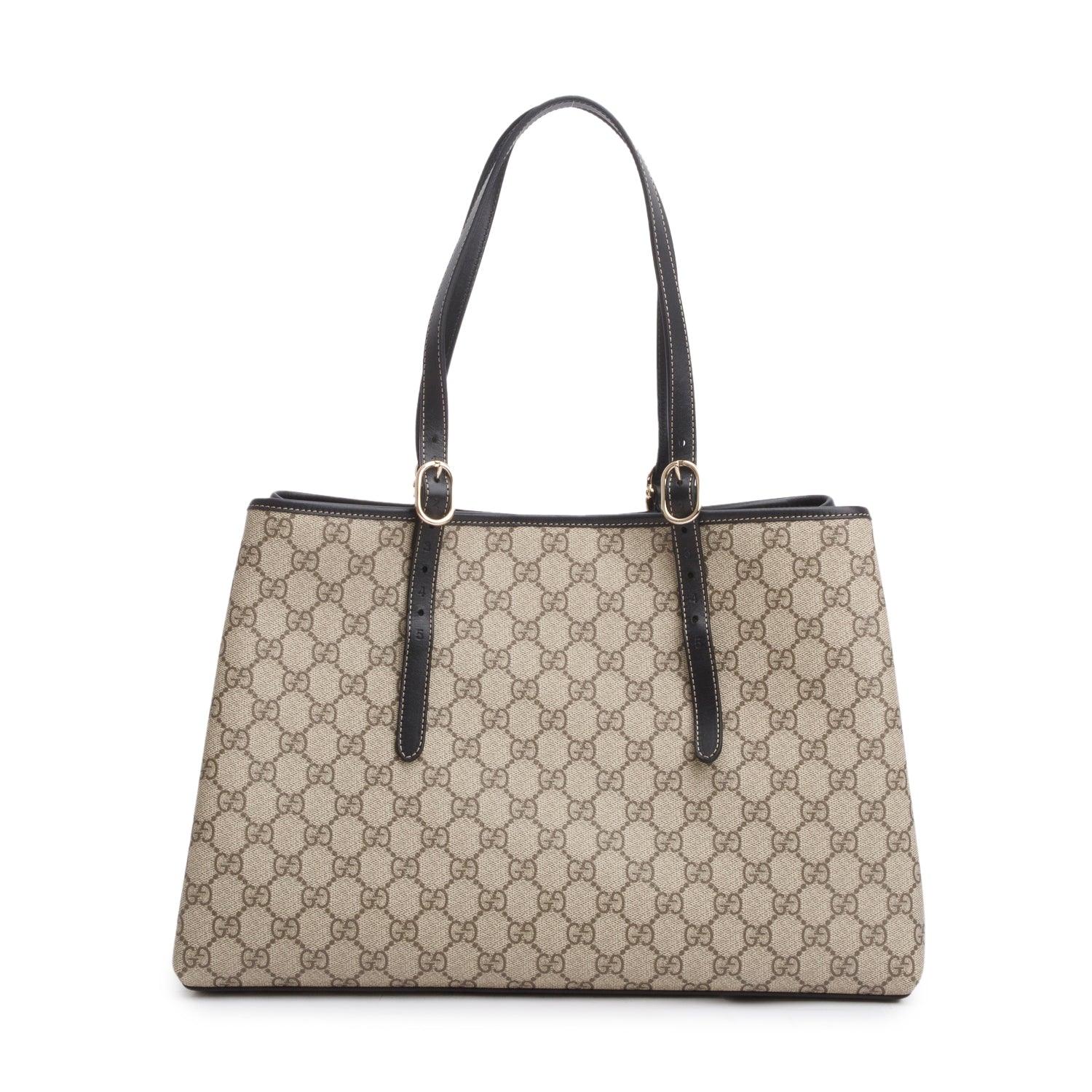 Gucci GG Supreme Monogram Emblem Large Tote Bag w/ Box