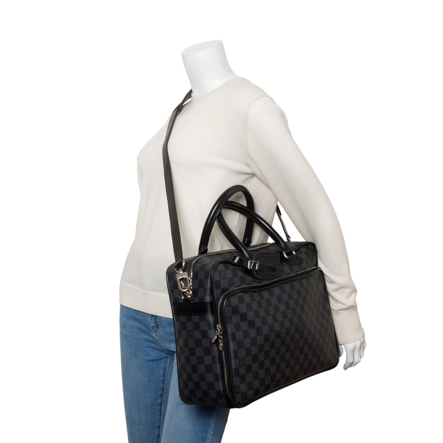 Louis Vuitton Damier Graphite Porte-Documents w/ Strap