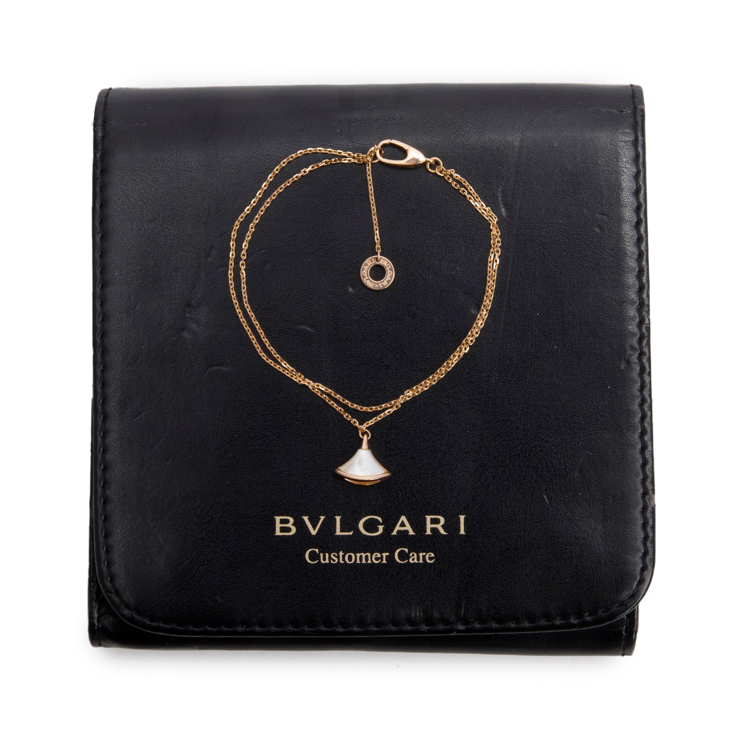 BVLGARI 18k Rose Gold Pave Diamond Divas' Dream Bracelet