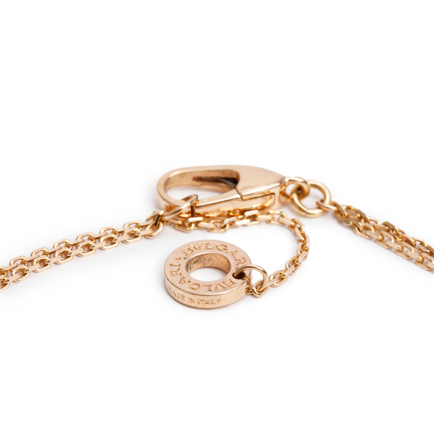 BVLGARI 18k Rose Gold Pave Diamond Divas' Dream Bracelet