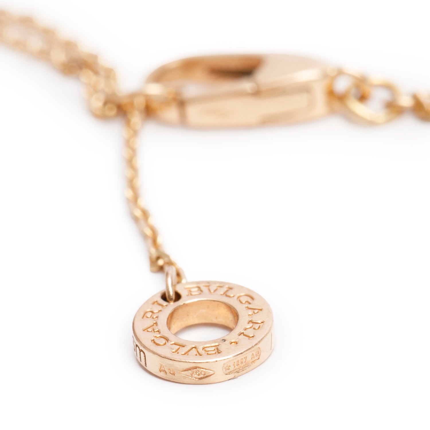 BVLGARI 18k Rose Gold Pave Diamond Divas' Dream Bracelet