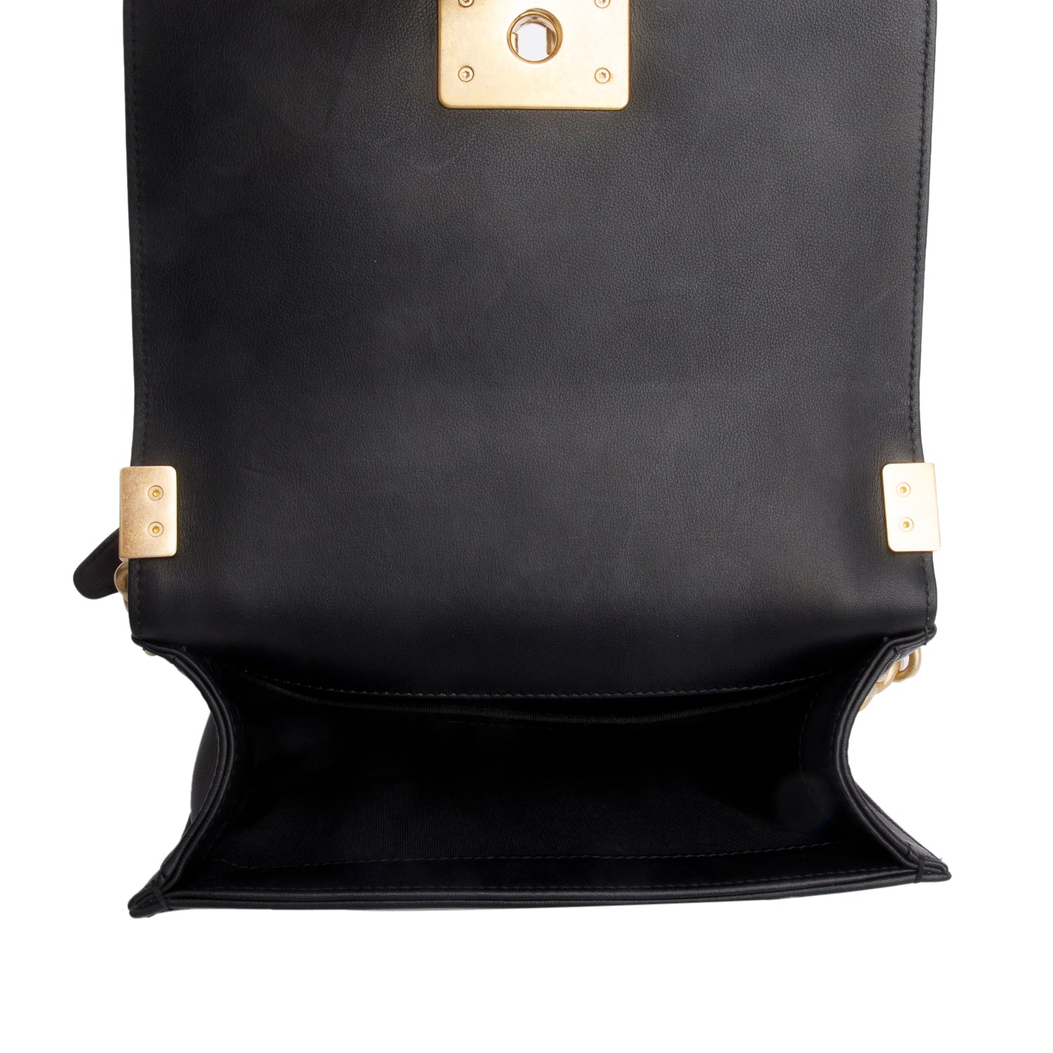 Chanel 2021 Black Quilted Lambskin Leather Small Boy Bag w/ Box, Receipt and Authenticity Card
