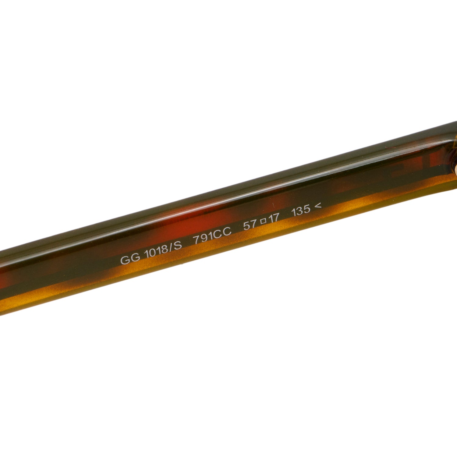 Gucci GG1018/S Tortoise Web Aviator Sunglasses w/ Case