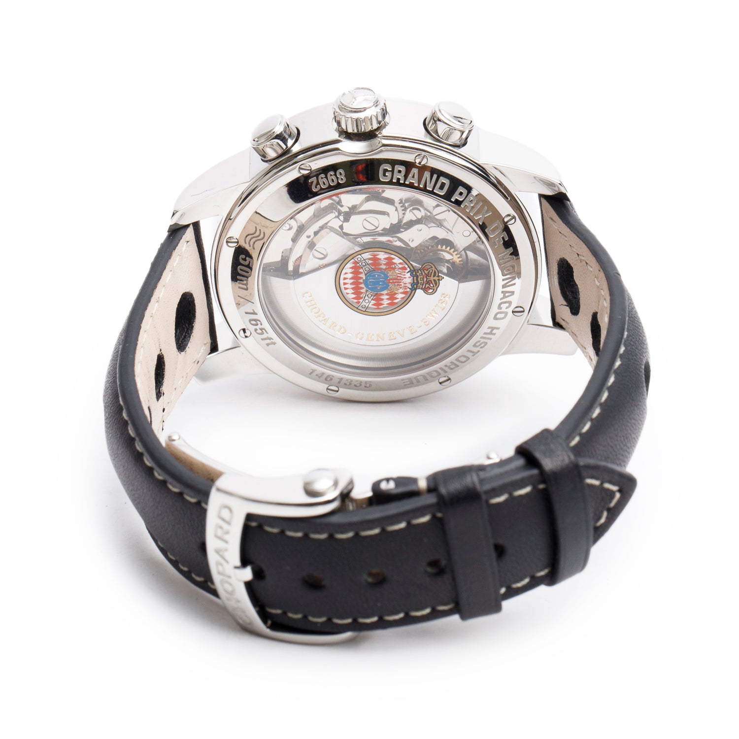 Chopard Stainless Steel Grand Prix De Monaco Historique 42 MM Chronograph Automatic Watch Silver Dial 8992 w/ Box