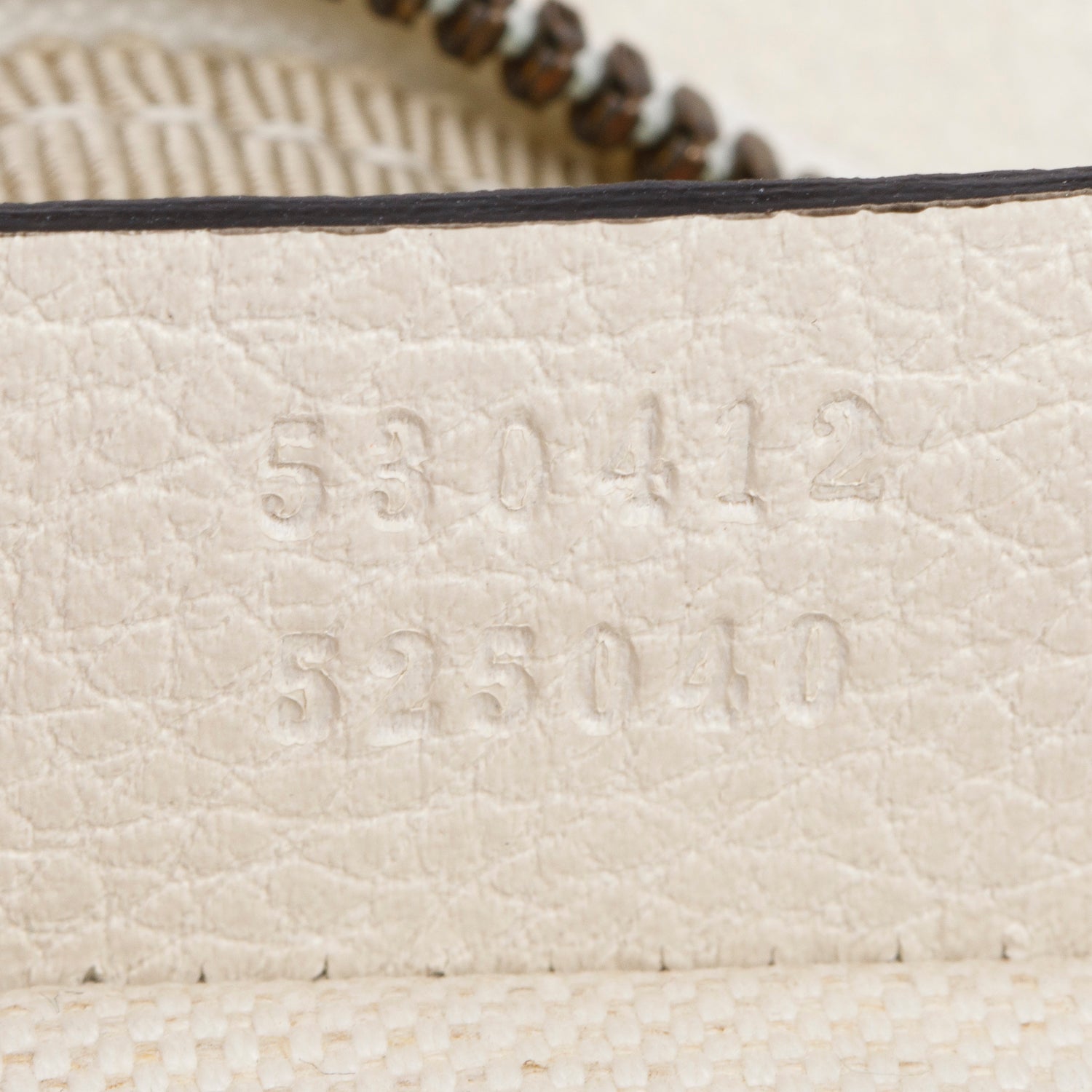 Gucci White Logo Print Calfskin Leather Large Belt Bag