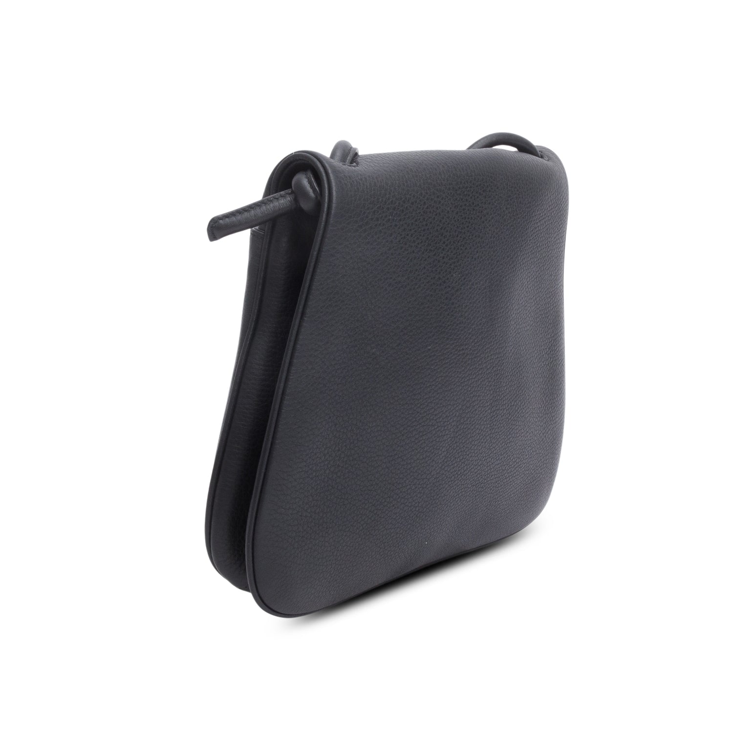 The Row Black Leather Jill Lux Crossbody Bag