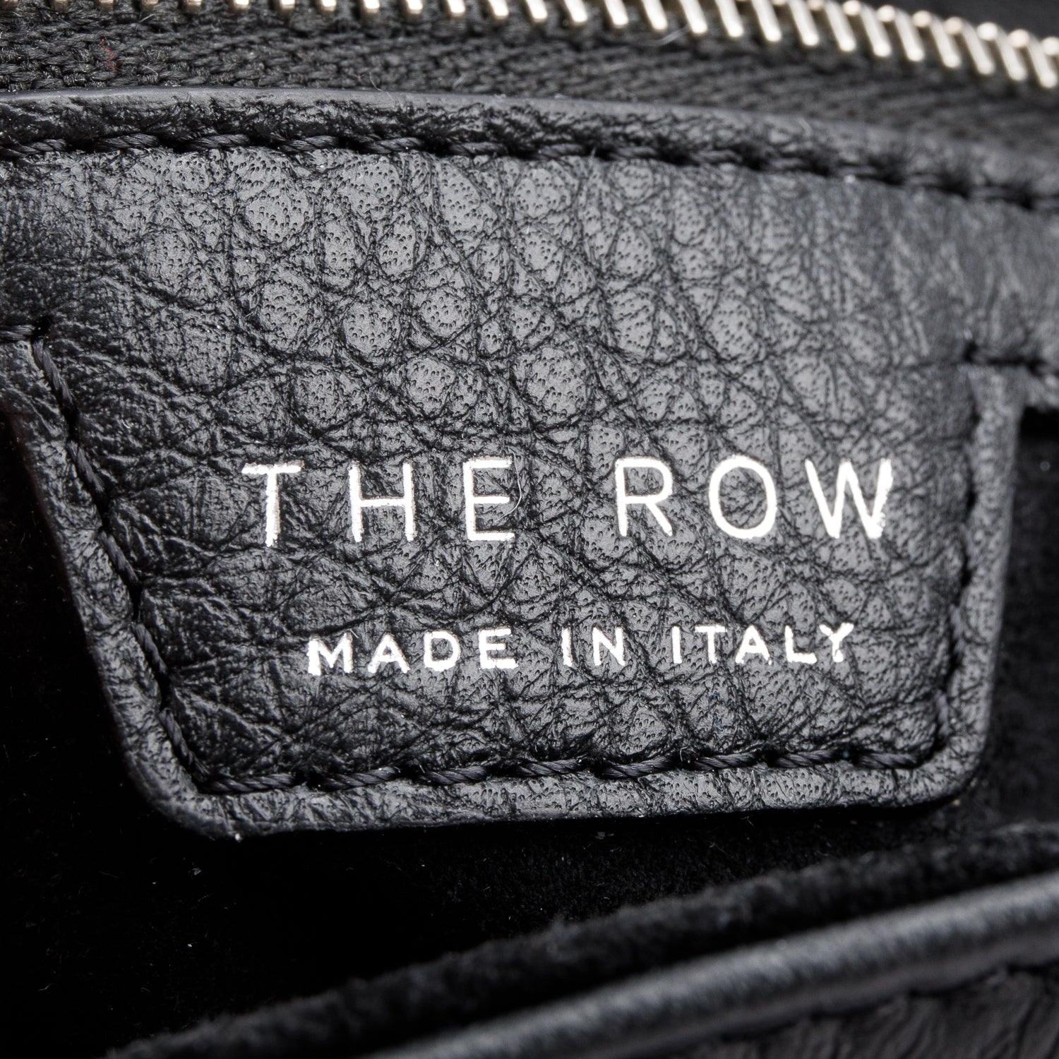 The Row Black Leather Jill Lux Crossbody Bag