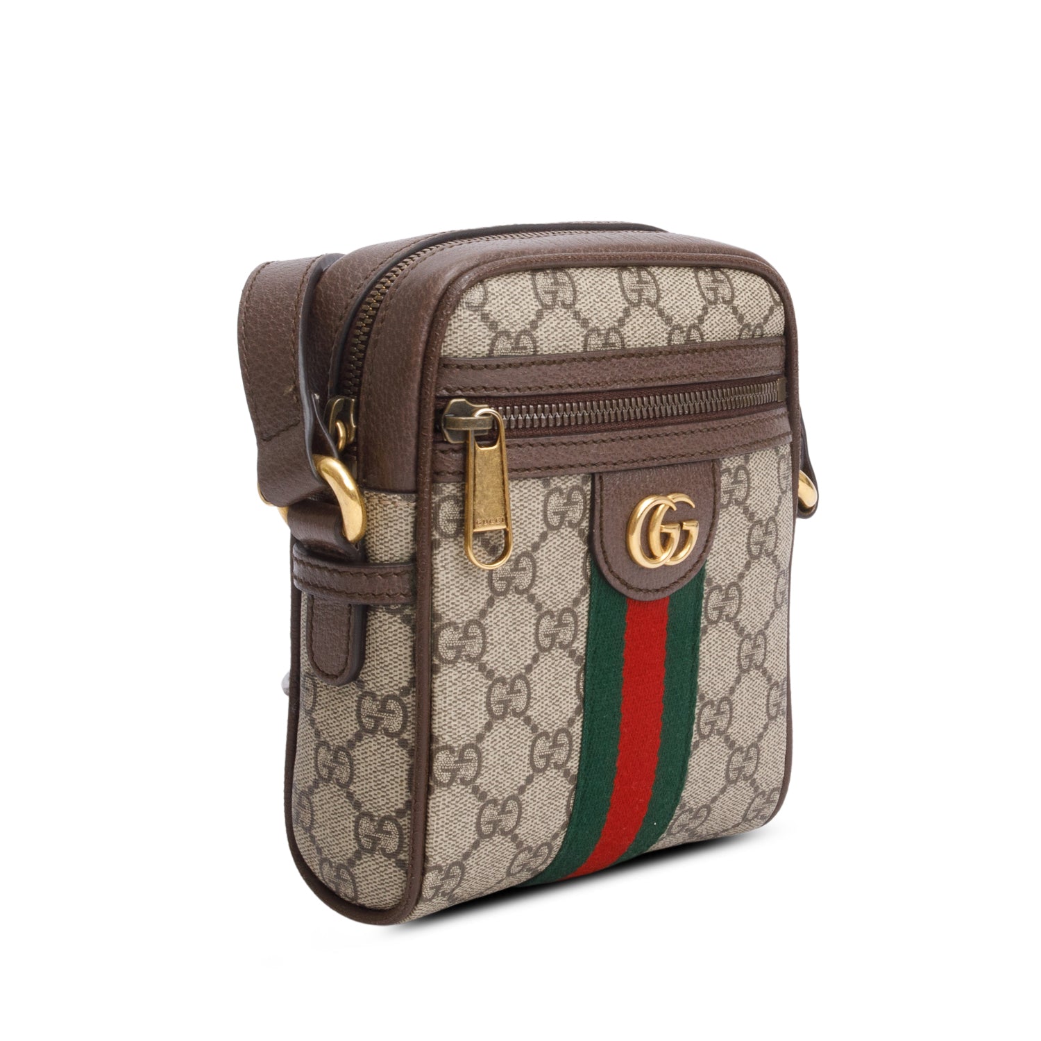 Gucci GG Supreme Monogram Web Mini Ophidia Messenger w/ Box