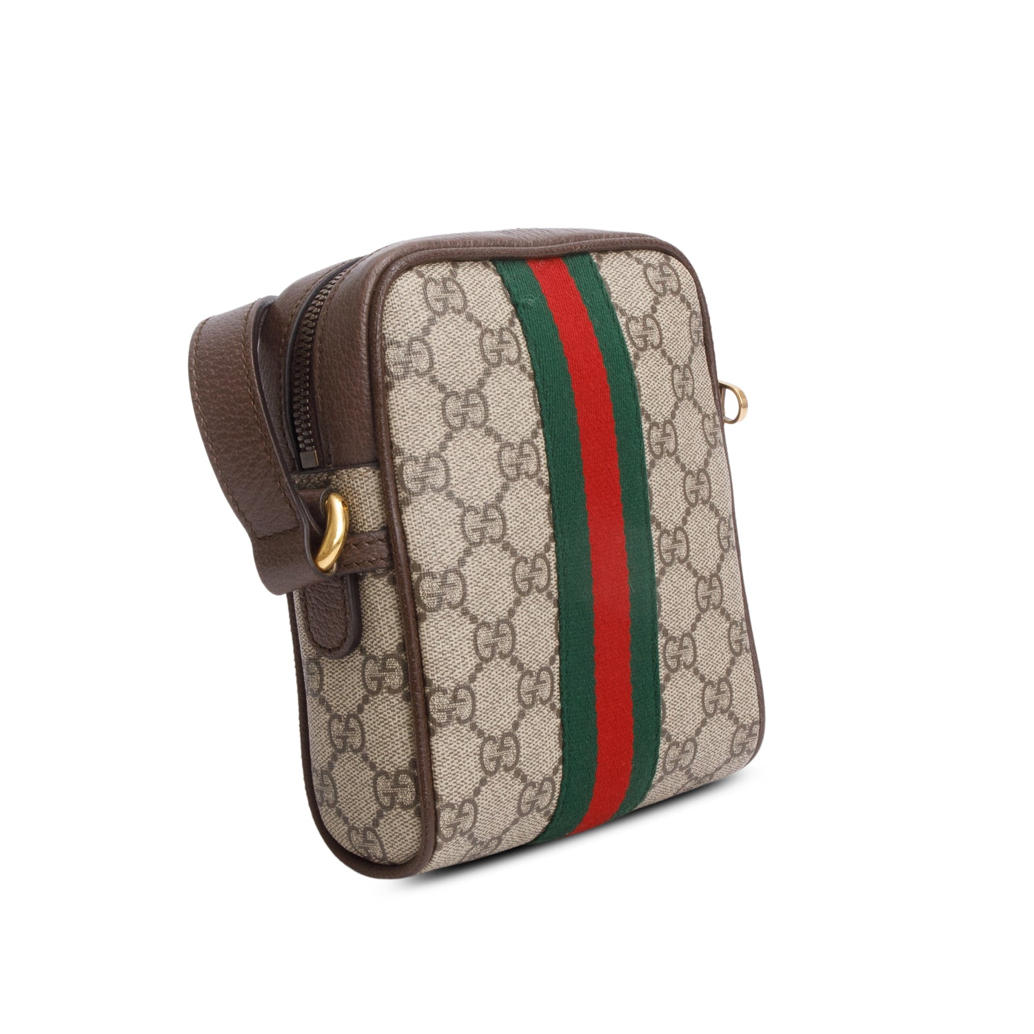 Gucci GG Supreme Monogram Web Mini Ophidia Messenger w/ Box