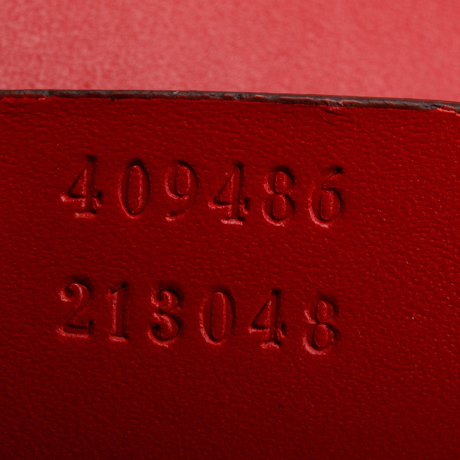 Gucci Red Guccissima Medium Padlock Shoulder Bag