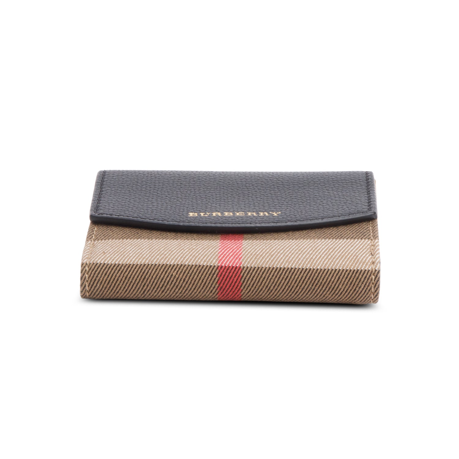 Burberry Black House Check Luna French Wallet