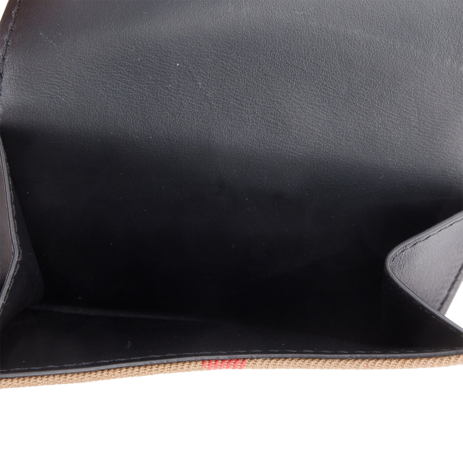 Burberry Black House Check Luna French Wallet