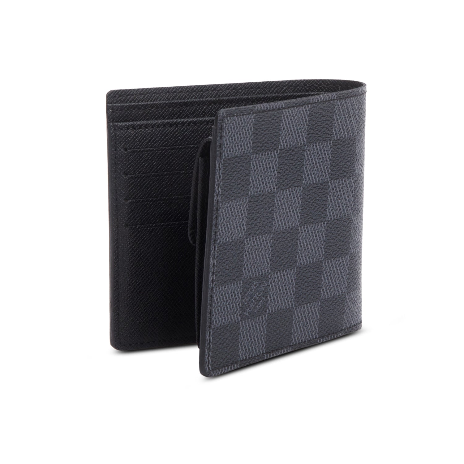 Louis Vuitton Damier Graphite Marco Wallet w/ Receipt