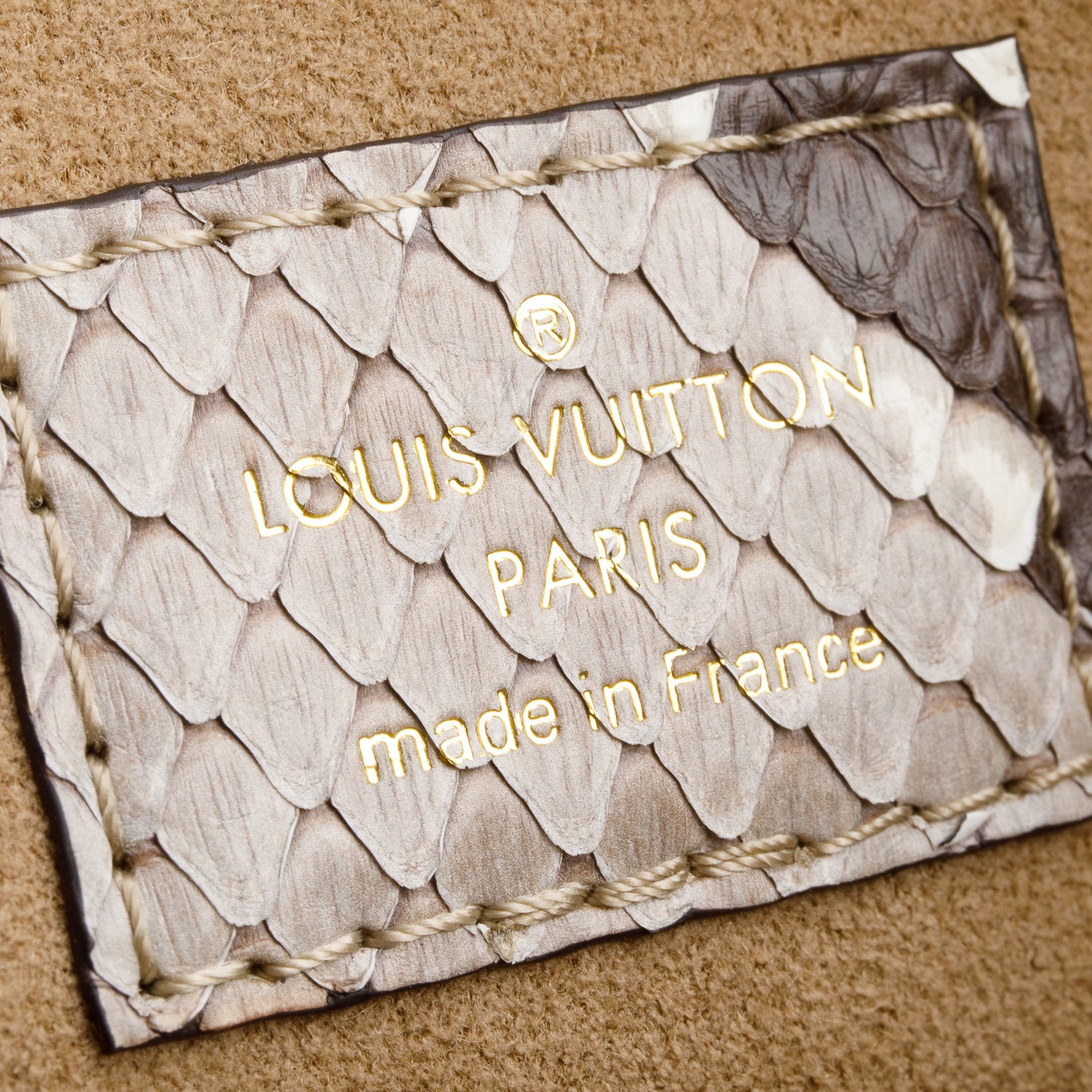 Louis Vuitton Cream Monogram Empreinte Python Daily Pouch