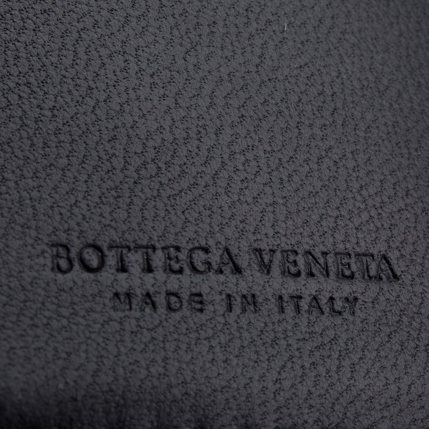 Bottega Veneta Black Croc Embossed Bi-Fold Wallet