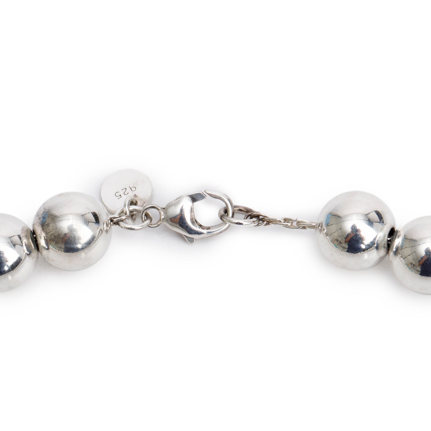 Tiffany & Co. Sterling Silver HardWear Ball Necklace