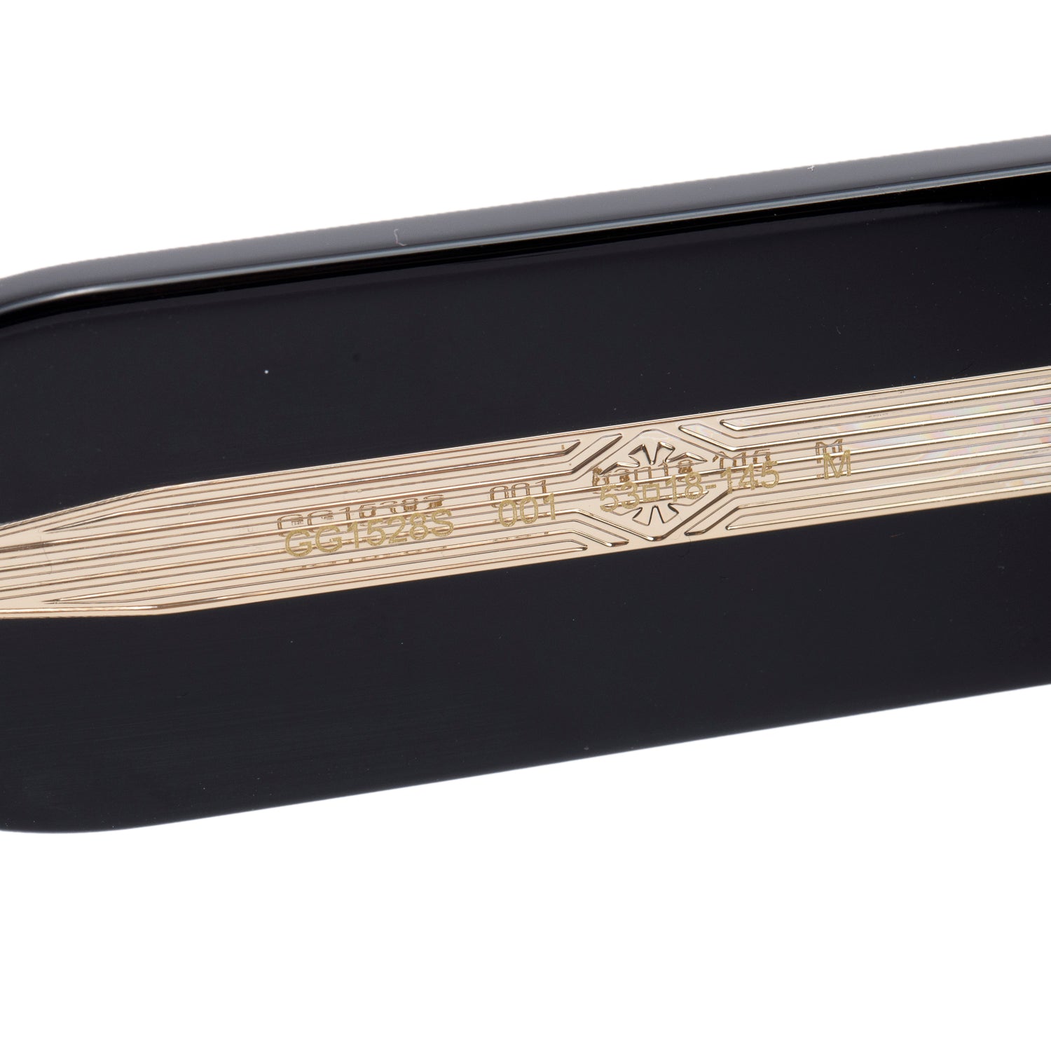 Gucci GG1528S Black Acetate Rectangle Sunglasses w/ Case