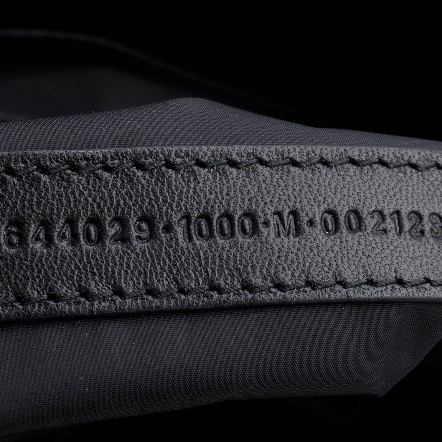 Balenciaga Black Canvas Logo Patch Tote Bag w/ Strap