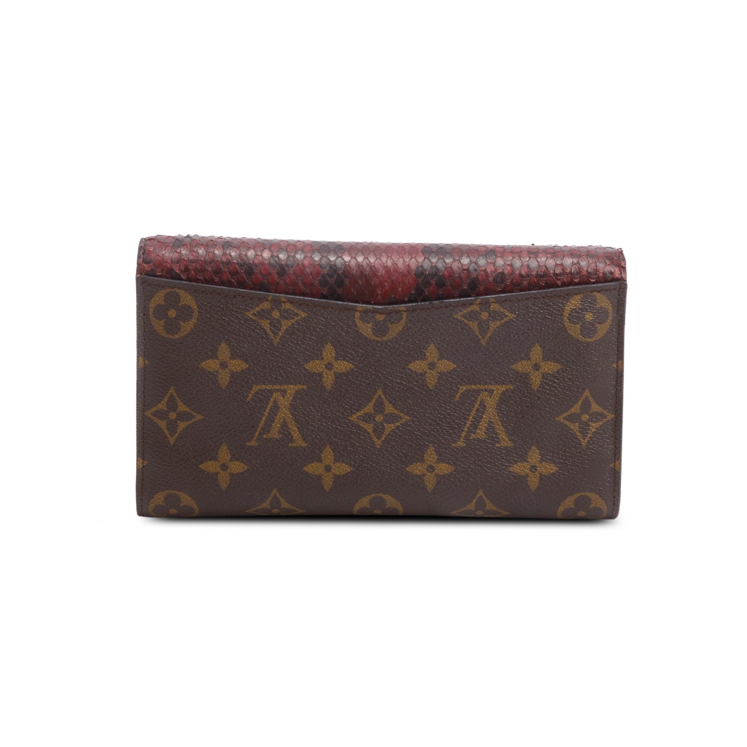 Louis Vuitton Monogram Python Ostrich Lizard Majestueux Wallet