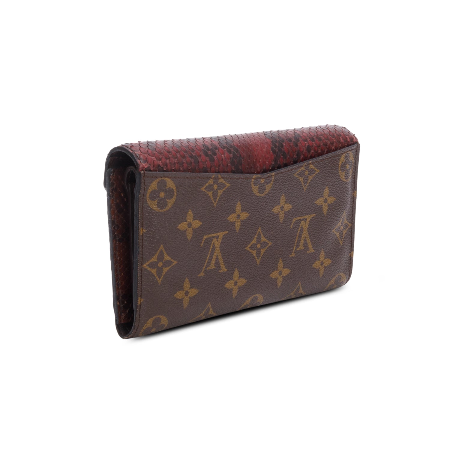 Louis Vuitton Monogram Python Ostrich Lizard Majestueux Wallet