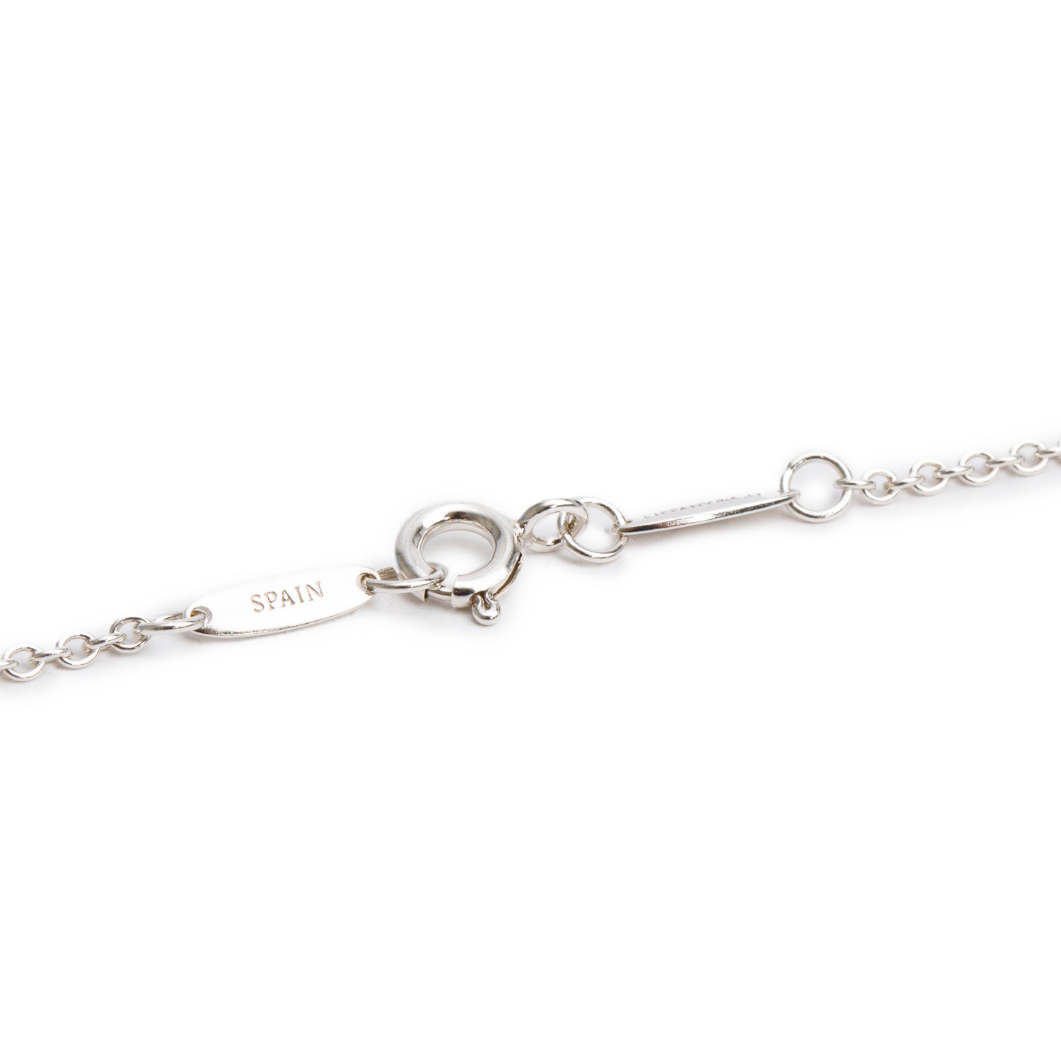 Tiffany & Co. Sterling Silver Elsa Peretti Open Heart Pendant Necklace, 27 MM