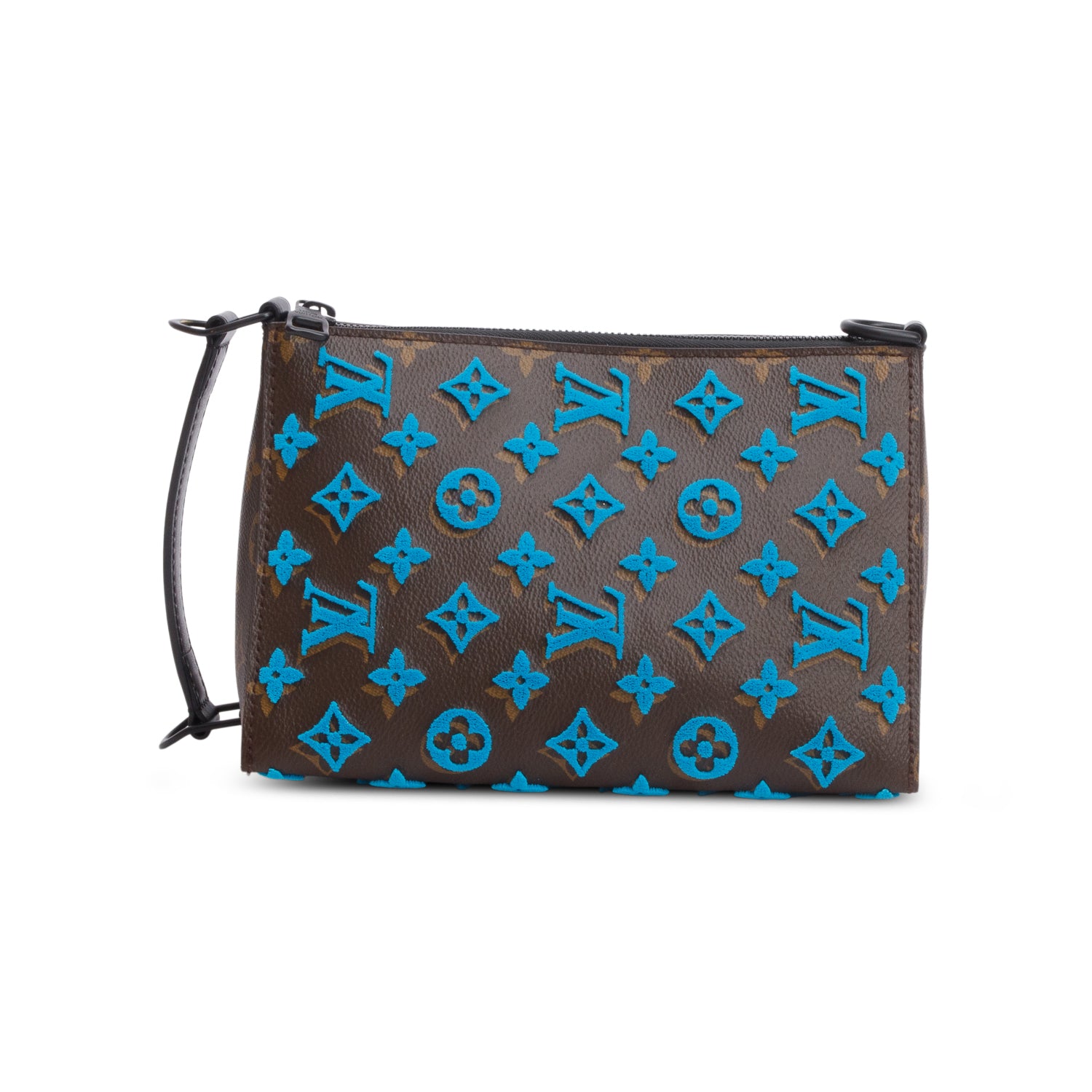 Louis Vuitton Monogram Tuffetage Triangle Messenger w/ Box & Strap