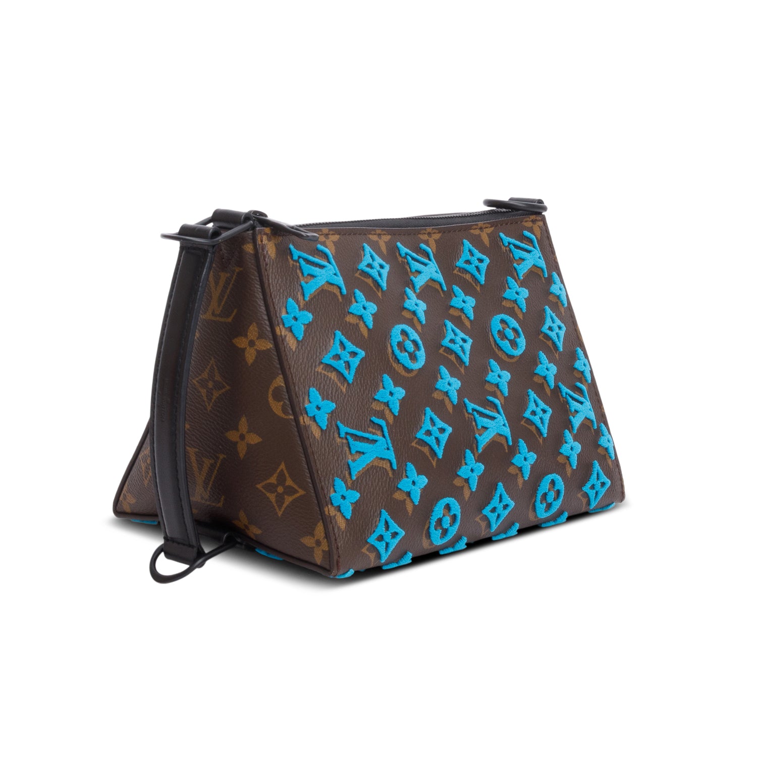 Louis Vuitton Monogram Tuffetage Triangle Messenger w/ Box & Strap