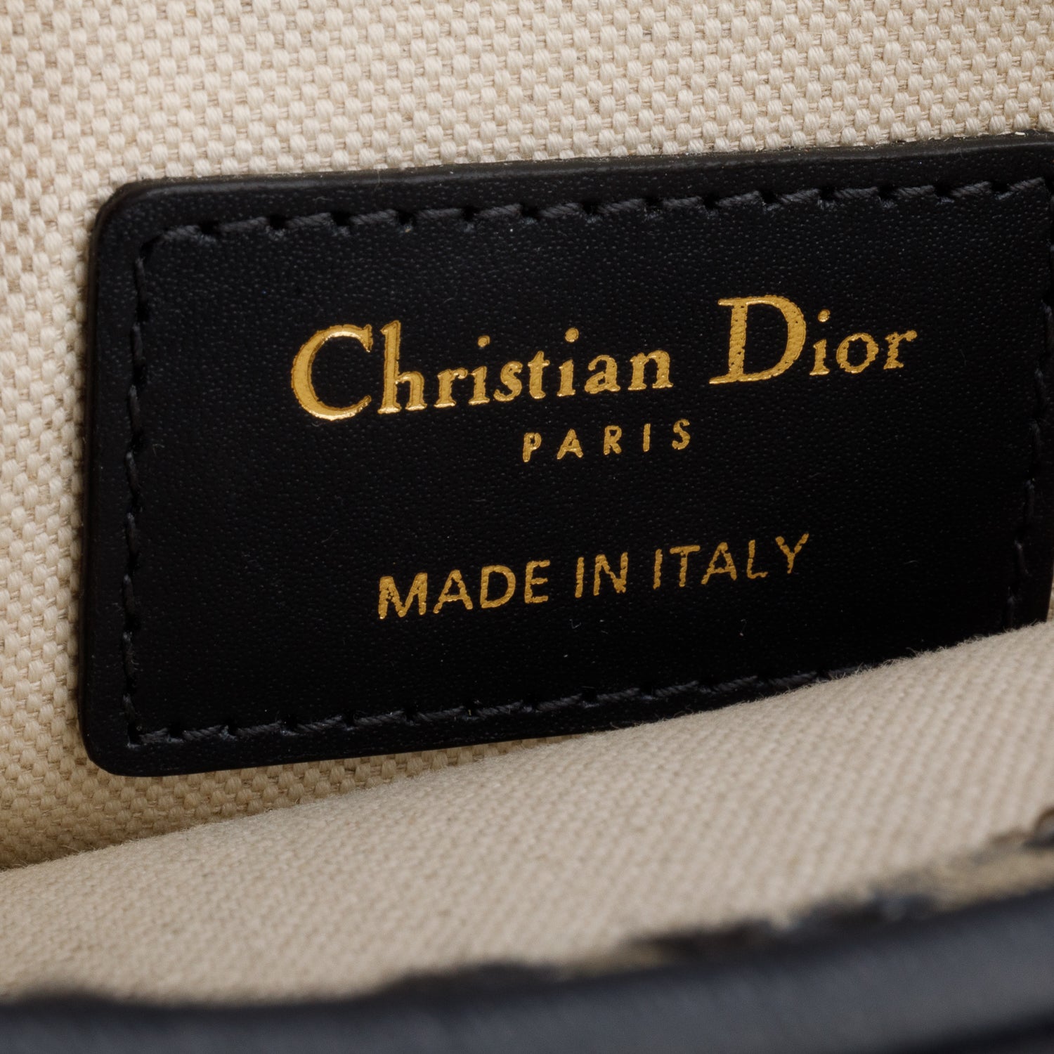 Christian Dior Navy Oblique Diorquake Clutch w/ Box & Authenticity Card