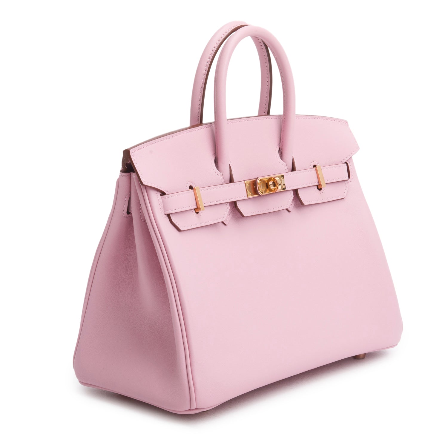 Hermes 2022 Mauve Sylvestre Swift Birkin 25 w/ Box & Receipt