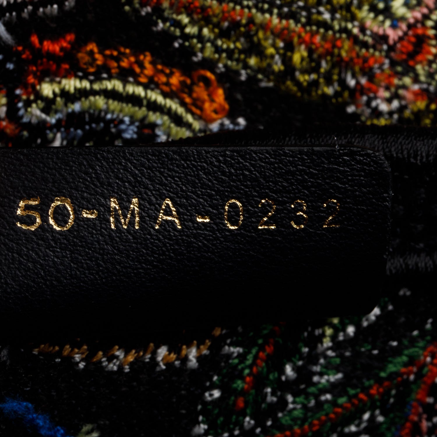 Christian Dior Multicolor Canvas Embroidered Zodiac Fantastico Saddle Bag w/ Box, Strap & Receipt