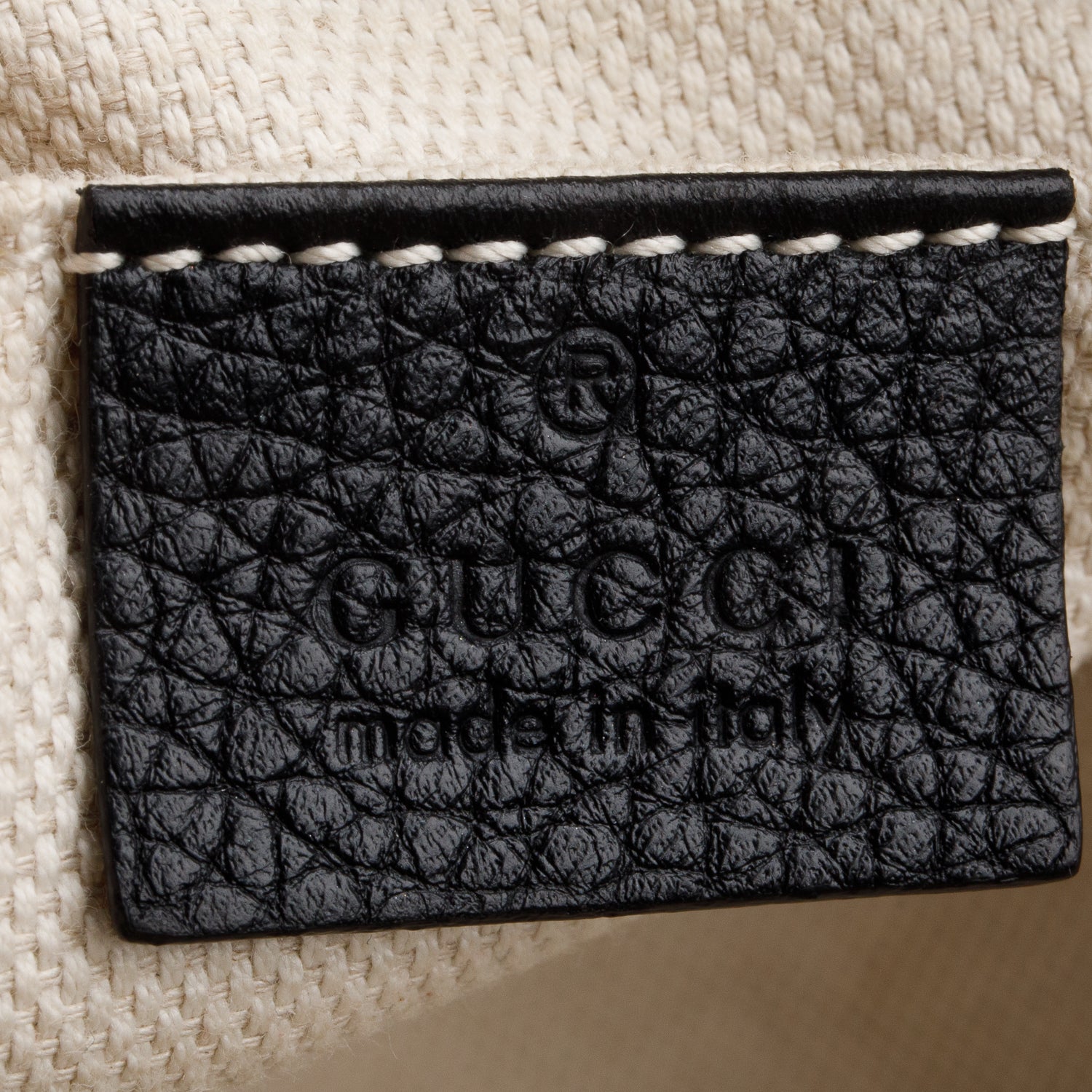 Gucci Black Pebbled Calfskin Leather Small Soho Disco Bag