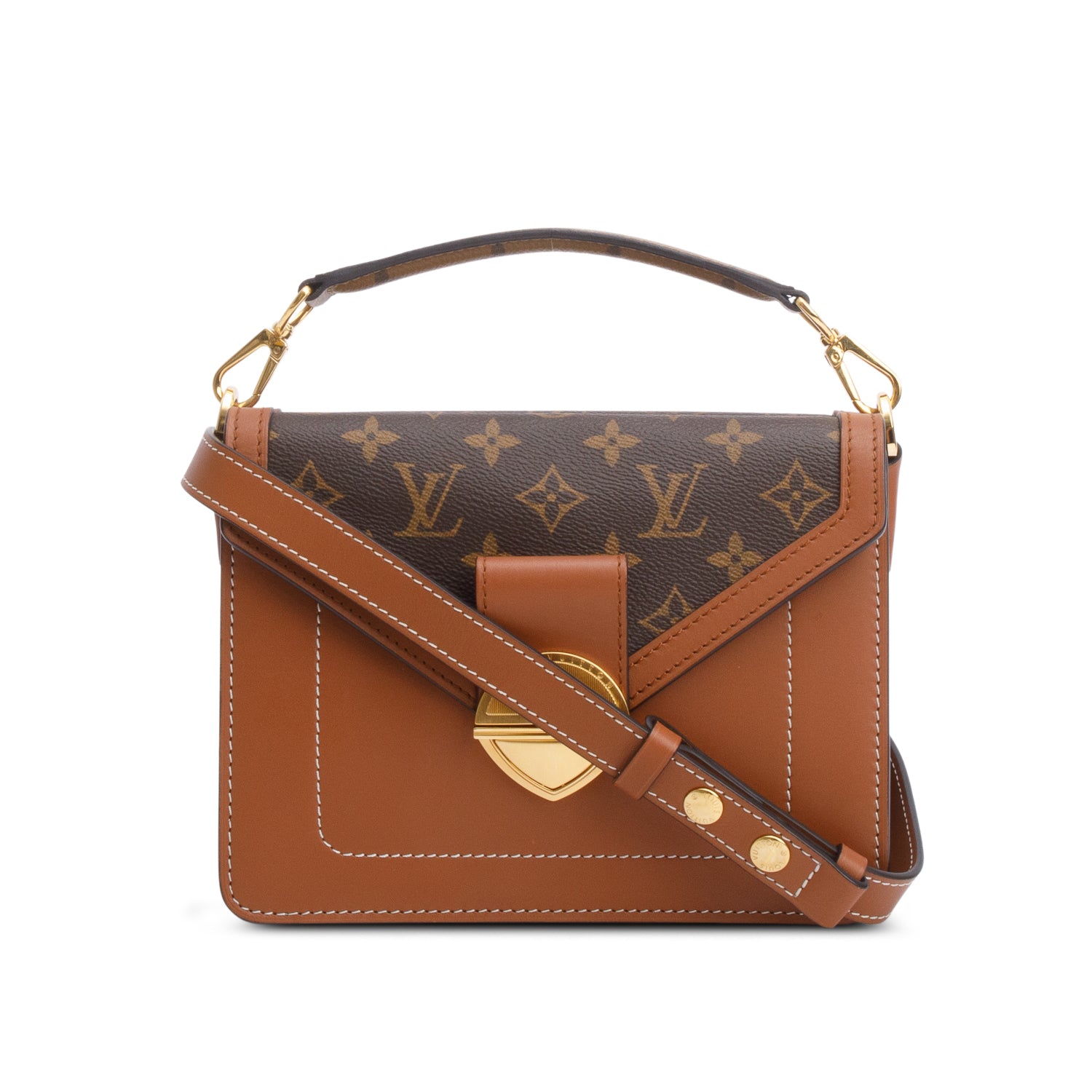 Louis Vuitton Monogram Calfskin Biface w/ Straps