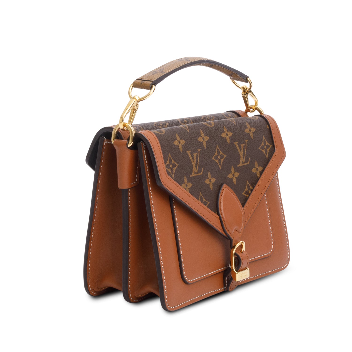 Louis Vuitton Monogram Calfskin Biface w/ Straps