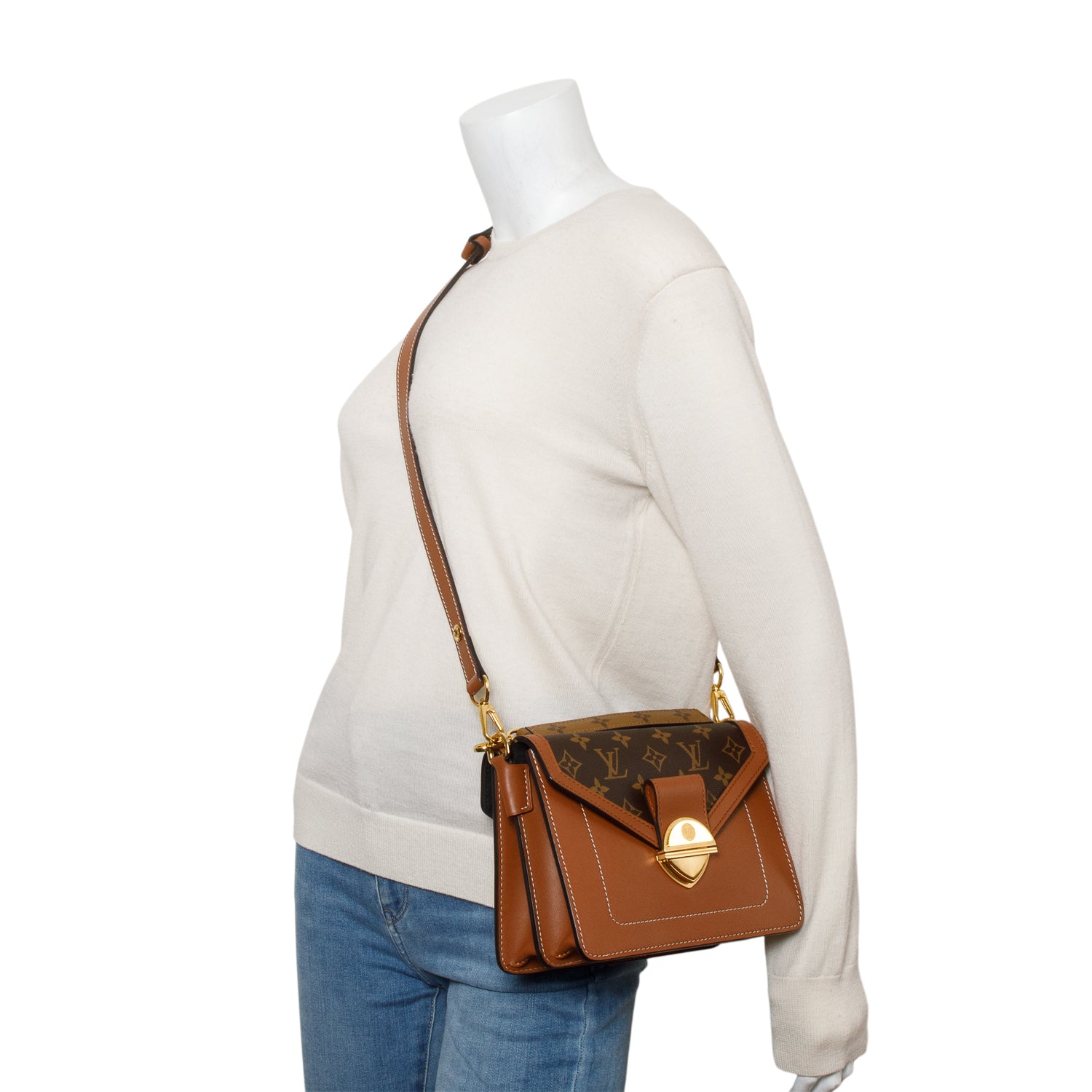 Louis Vuitton Monogram Calfskin Biface w/ Straps