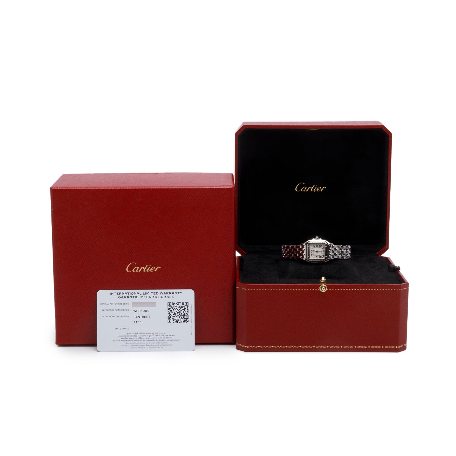 Cartier 2024 Stainless Steel Panthere de Cartier Watch, Small Model 4177 w/ Box & Papers