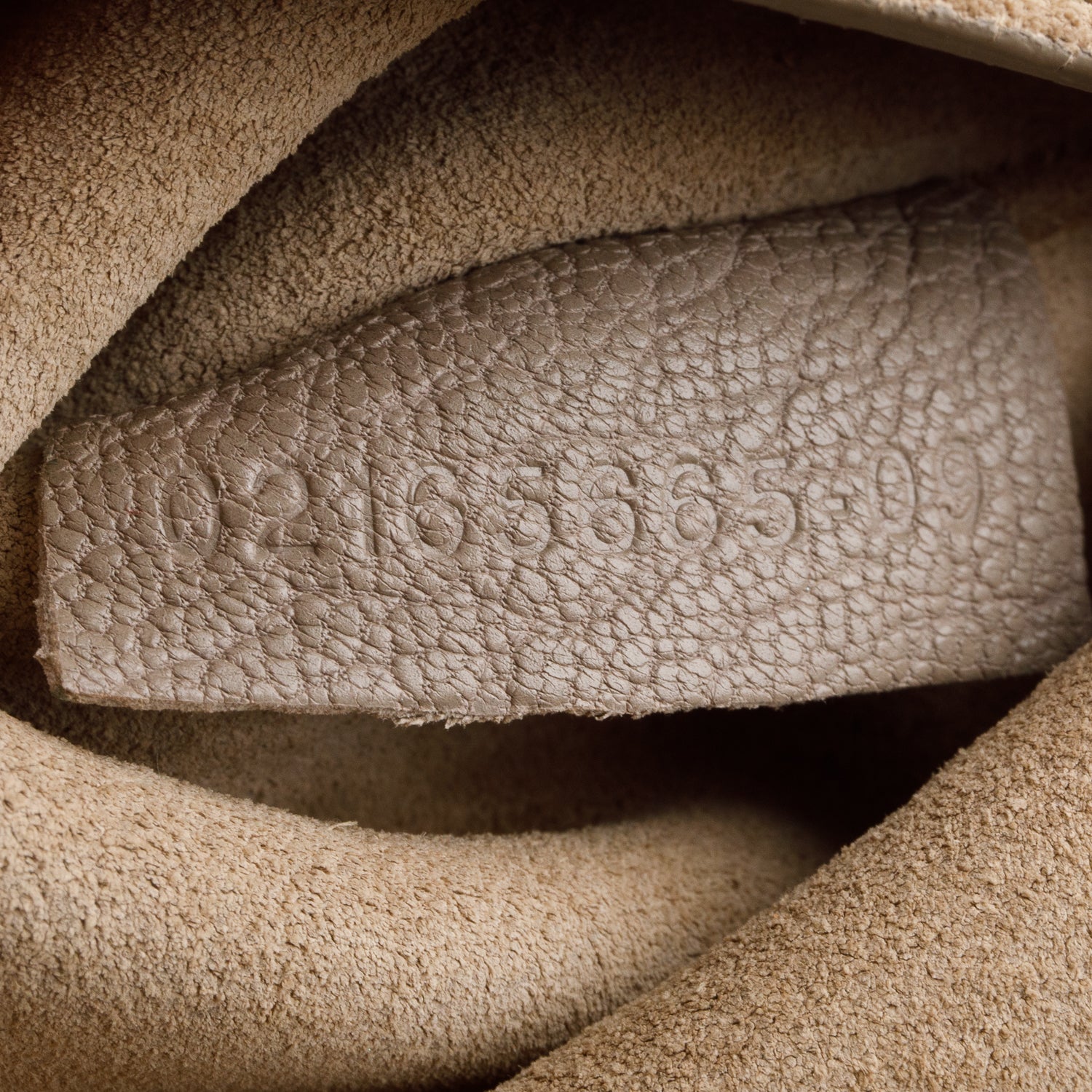 Chloe Taupe Grained Lambskin Mini Drew Shoulder Bag