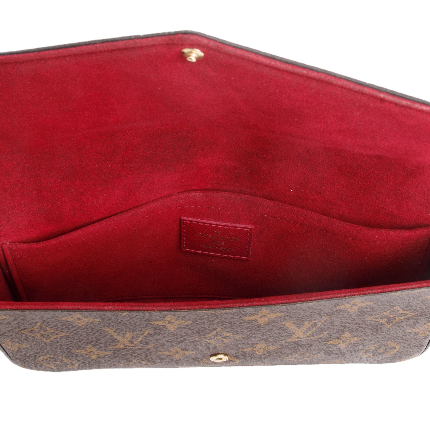 Louis Vuitton Fuschia Monogram Pochette Felicie Wallet on Chain w/ Inserts