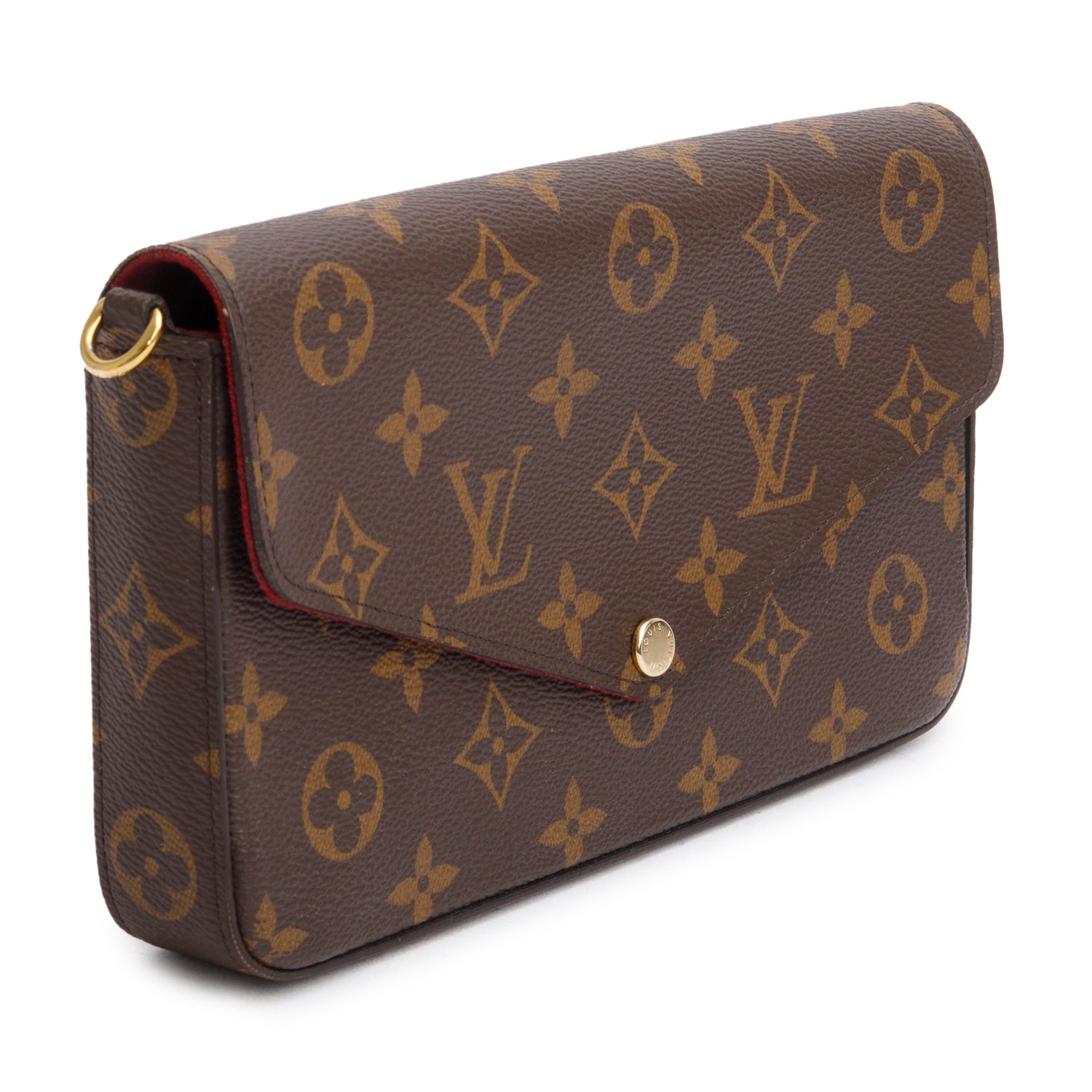 Louis Vuitton Fuschia Monogram Pochette Felicie Wallet on Chain w/ Inserts