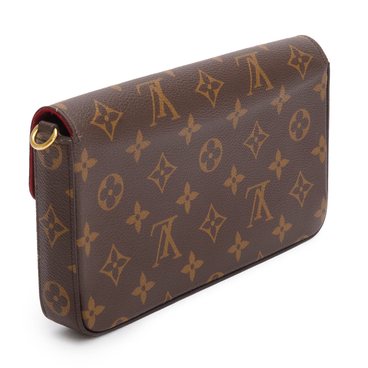 Louis Vuitton Fuschia Monogram Pochette Felicie Wallet on Chain w/ Inserts
