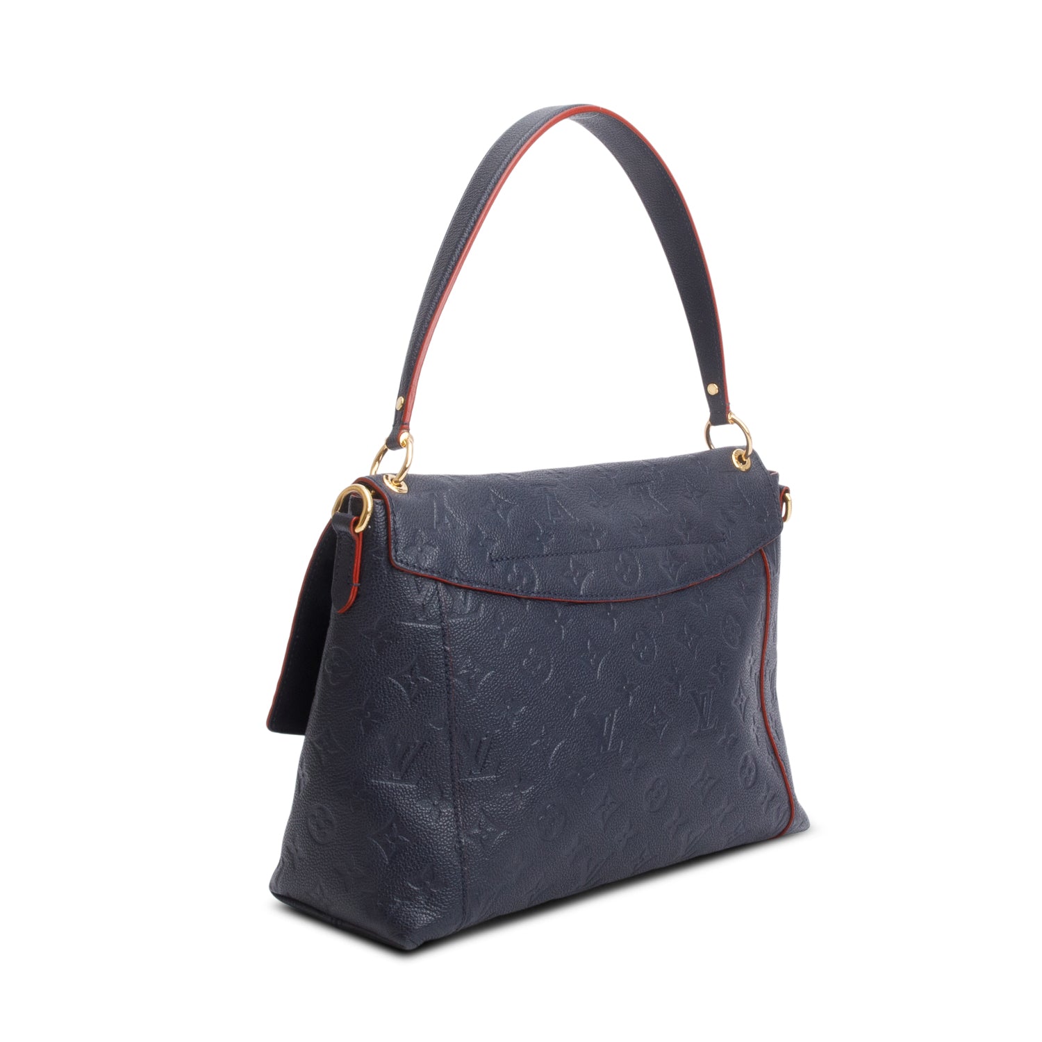 Louis Vuitton Navy Empreinte Blanche MM w/ Strap