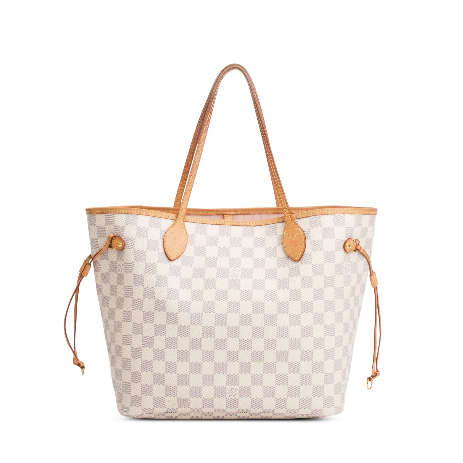 Louis Vuitton Damier Azur Neverfull MM w/ Pouch