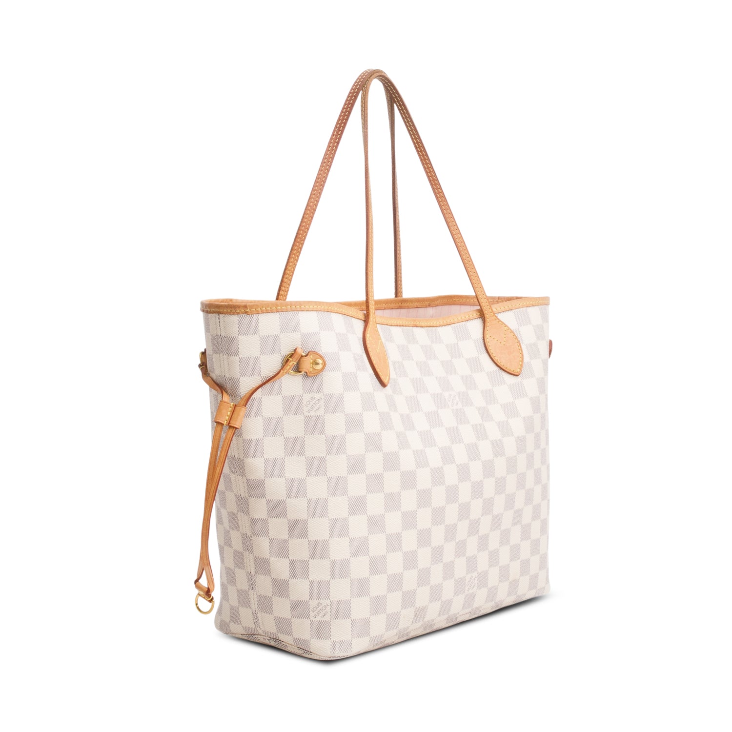 Louis Vuitton Damier Azur Neverfull MM w/ Pouch